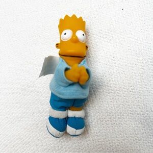 VINTAGE BART SIMPSON CLIP ON TOY 1990